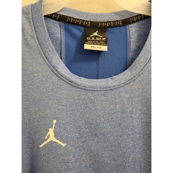 MENS JORDAN NORTH CAROLINA BLUE - XSMALL -XS TRAINING TANK TOP - NEW WITH TAGS - Picture 2 of 8